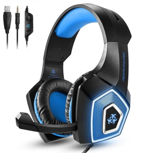 Dragon G3X Stereo RGB Gaming Headset with Microphone - Blue