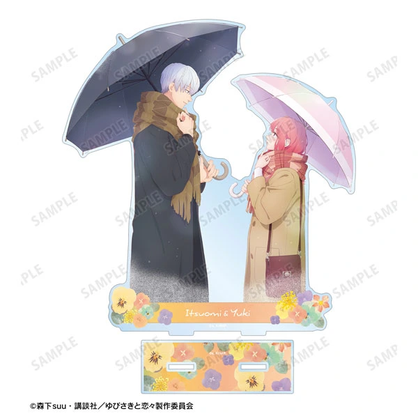 TV Anime "Yubisaki to Renren" Yuki Itose & Itsuomi Nagi Jumbo Acrylic Stand(Pre-order)