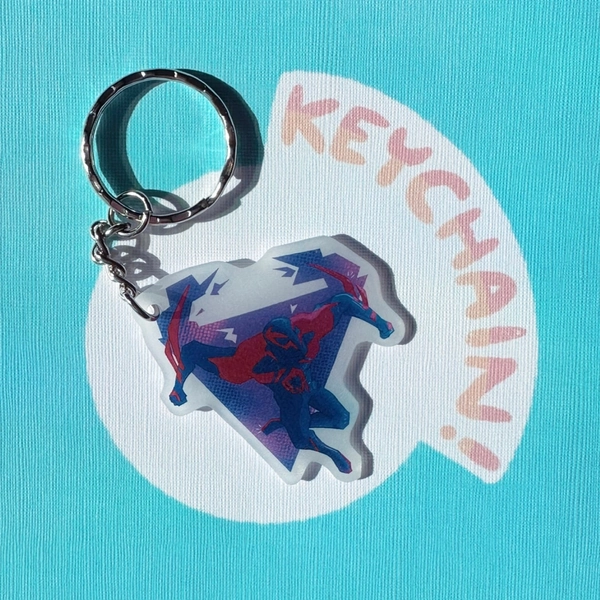 Miguel O’Hara Spiderman 2099 Keychain