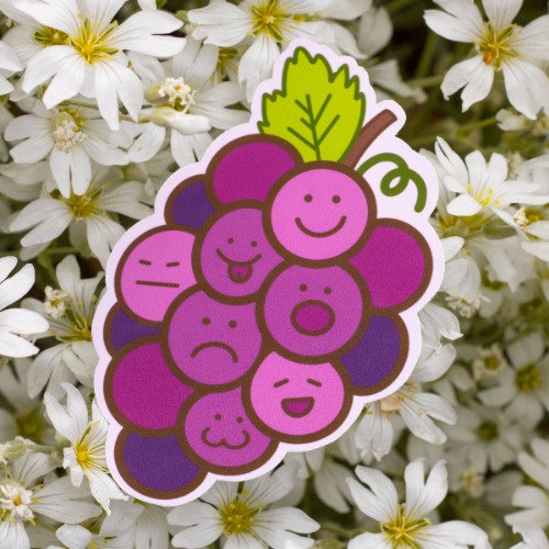 A Bunch of Emotions Vinyl Sticker!