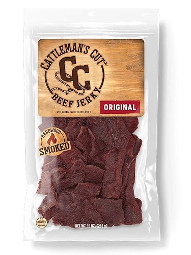 Cattleman's Cut Original Beef Jerky, 10 Ounce - Original Beef - 10 Ounce (Pack of 1)