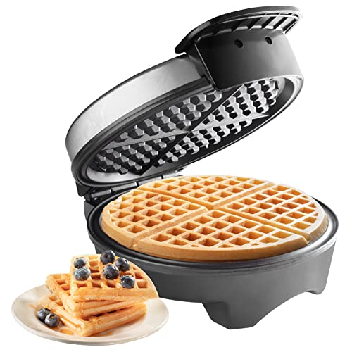 Waffle Maker- Non-stick American Classic Belgian Waffler Iron with Adjustable Browning Control- Beeps When Ready ProductName