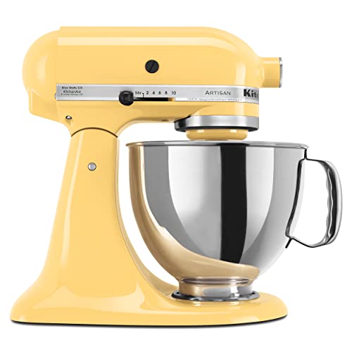 KitchenAid Artisan Series 5-Quart Tilt-Head Stand Mixer, Majestic Yellow, KSM150PSMY - Majestic Yellow - Mixer