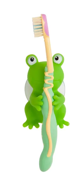 Mommys Helper Toothbrush Holders, Froggie and Friend - 