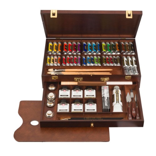 Coffret de 19 tubes de peinture à l'huile Rembrandt | Surdiscount