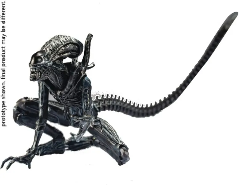 Hiya Toys Aliens: Crouching Alien Warrior 1:18 Scale Action Figure, Multicolor