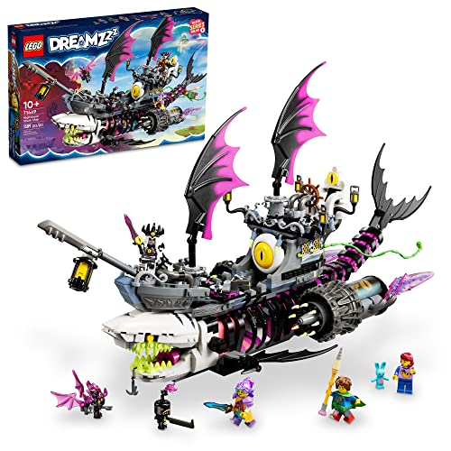 LEGO DREAMZzz Nightmare Shark Ship 71469 Building Toy Set, Pirate Ship and Monster Vehicle Toy for Creative Play, Gift for Tweens and Kids Ages 10+