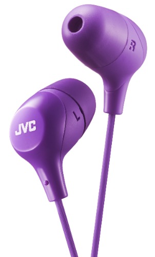 JVC Marshmallow Memory Foam Earbud Violet (HAFX38V) - Violet