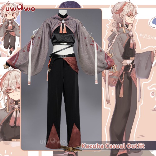 【Pre-Sale】Uwowo Genshin Impact Fanart Kazuha Cosplay OOTD Casual Outfit Costume | L