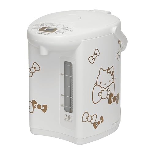 Zojirushi x Hello Kitty Limited-Edition Micom Water Boiler and Warmer with 3-Liter Storage and Adjustable Heating Settings (White) - Boiler
