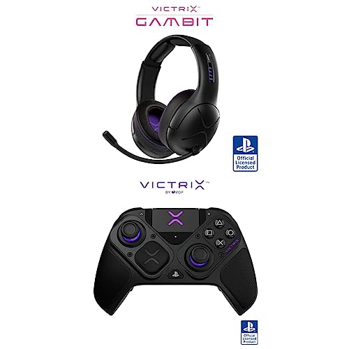 Victrix Pro BFG PS5 Controller and Victrix Gambit PS5 Headset - Controller + Headset