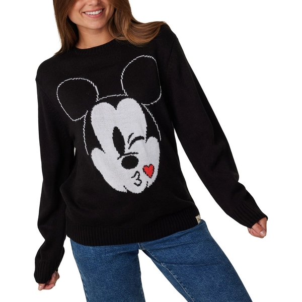 Knit Mickey Mouse Sweater