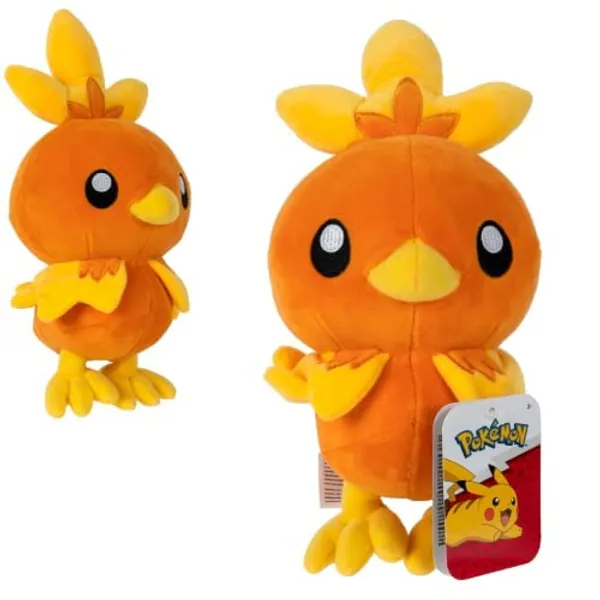 Peluche Pokemon Torchic Poussifeu 20 cm – Jouet Pokemon Nouvelle Vague 2022 – Peluche Pokémon Licence Officielle