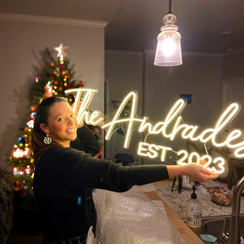 GITM Custom Neon Sign for Wall Decoration Wedding Bedroom Birthday Party Prom Home Room Shop Logo Bar Gifts Name Neon Signs - Customneonsign