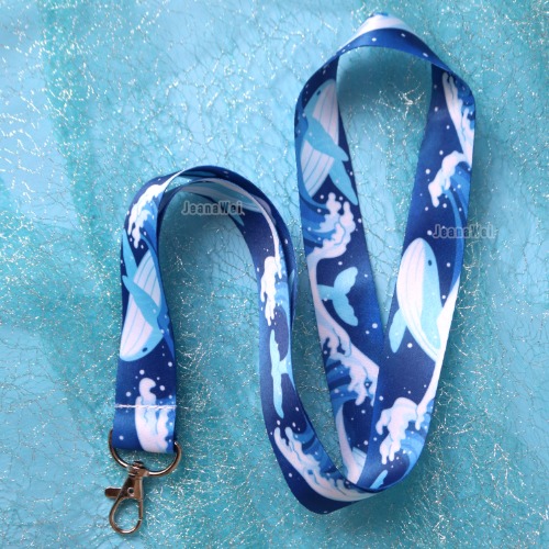 Wave Whale Lanyard