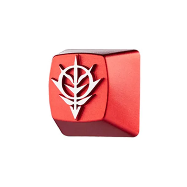 WW keycap Gundam Metal keycap Set, Keyboard Cap, UC0079 EFSF RX78 Zeon ZAKU Gundam, Suitable for Computer Mechanical Keyboard (Zeon) - Zeon