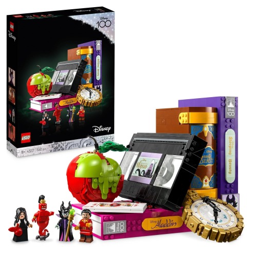 LEGO® Disney Classic Villain Icons 43227 Building Kit; Nostalgia Collection in a Box. A Creative, Buildable Disney 100 Model for Builders and Fans Aged 18 and over