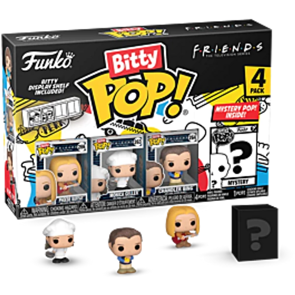 Friends - Phoebe, Monica, Chandler & Mystery Bitty Pop! Vinyl Figure 4-Pack