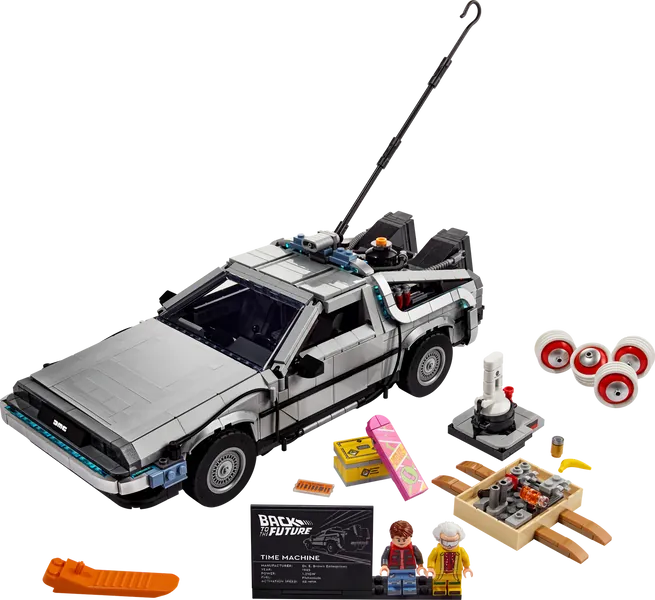 Back to the Future Time Machine 10300 | LEGO® Icons | Buy online at the Official LEGO® Shop AU 