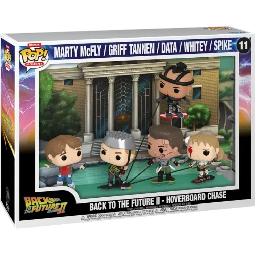 Back To The Future - Hoverboard Chase Scene Deluxe Pop! Moment Vinyl Figure