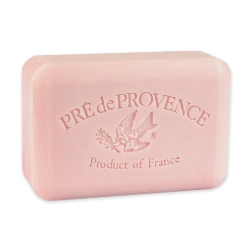 Pre de Provence Artisanal Soap Bar, Enriched with Organic Shea Butter, Natural French Skincare, Quad Milled for Rich Smooth Lather, Peony, 8.8 Ounce - Peony