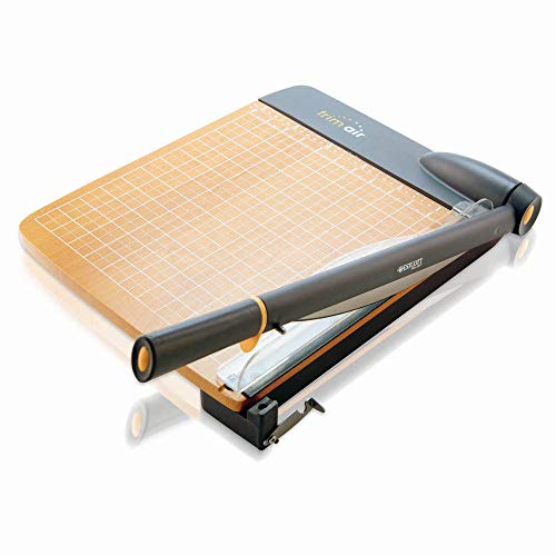 Westcott ‎15106 TrimAir 12-Inch Guillotine Paper Cutter, Heavy-Duty Multi-Paper Trimmer with 30 Sheet Capacity - 12-inch