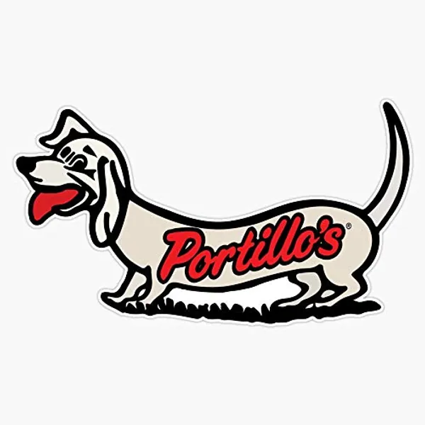 Portillo'S Hot Dog Sticker 