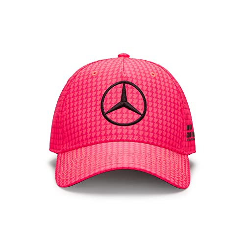 Mercedes AMG Petronas Formula One Team - 2023 Lewis Hamilton Driver Cap - One Size - Neon Pink