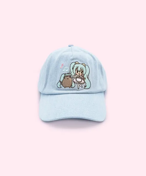 miku x pusheen cap
