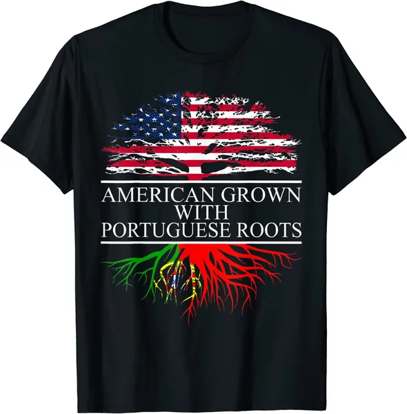 Portuguese Roots, American Grown, Flag of Portugal T-Shirt