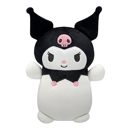 Squishmallows Original Sanrio 10-Inch Kuromi HugMees - Medium-Sized Ultrasoft Official Jazwares Plush - Kuromi