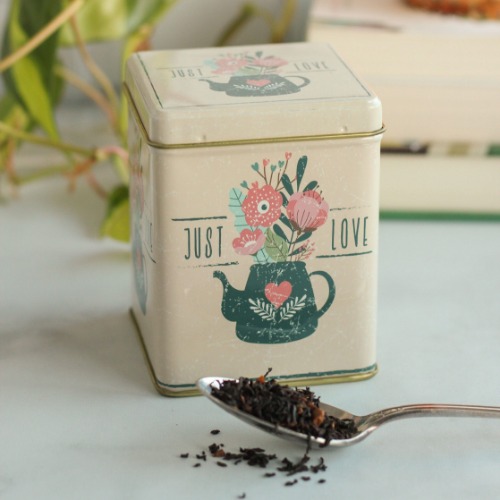 Tea Love Tea Tin by Plum Deluxe Tea