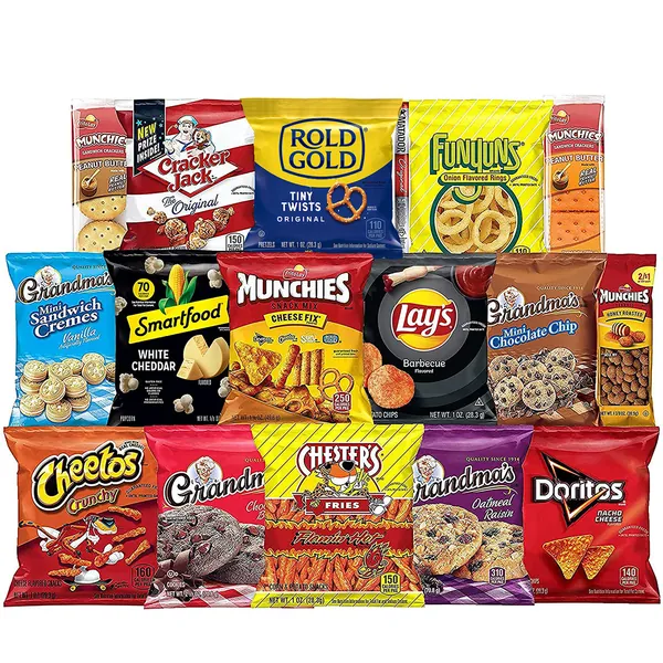 Frito-Lay Ultimate Snack Care Package, Variety Assortment of Chips, Cookies, Crackers & More, 40 Count - Ultimate Snack Care Package 40 Count