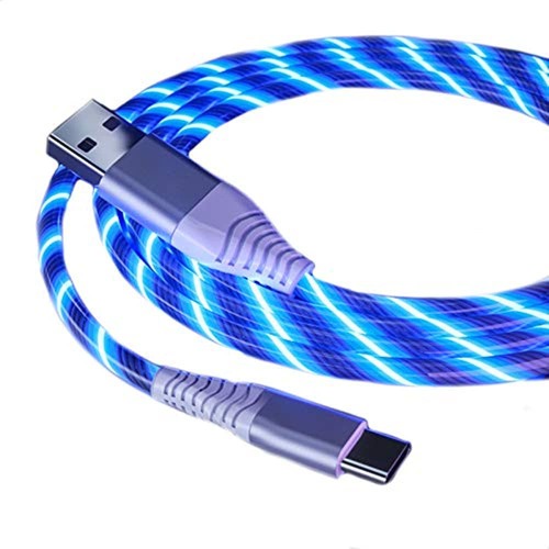 LED Type-C Cable Blue