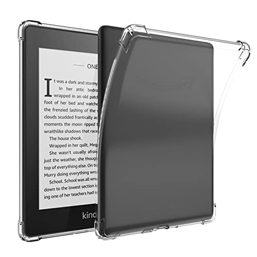 Zcooooool Custodia per Kindle Paperwhite da 6" (7a/6a/5a generazione - Modello rilasciato 2015/2013/2012: DP75SDI o EY21) Angoli rinforzati Custodia Paperwhite - Paperwhite (7th/6th/5th) - Transparent