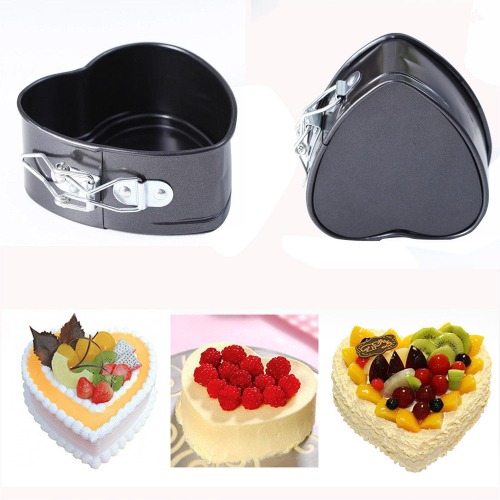 Non-Stick Love Heart Shape Cake Mold 3 pcs set