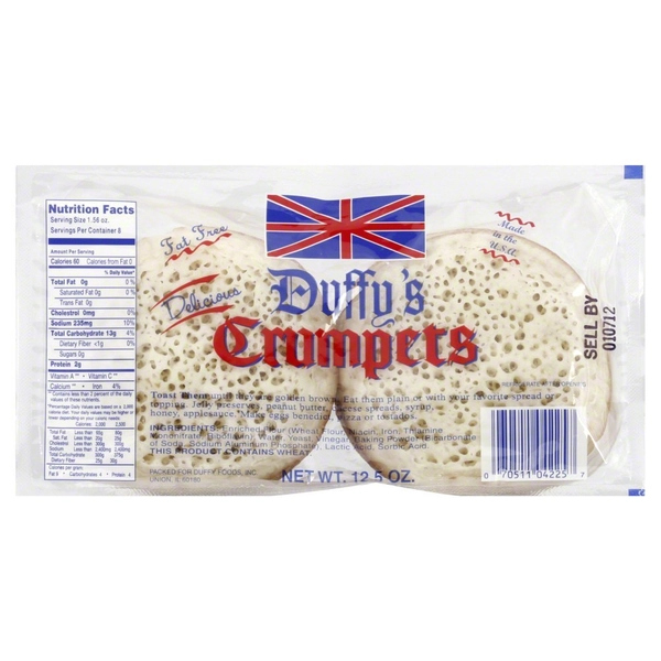 Duffys Crumpet 8 Count (Pack of 2)