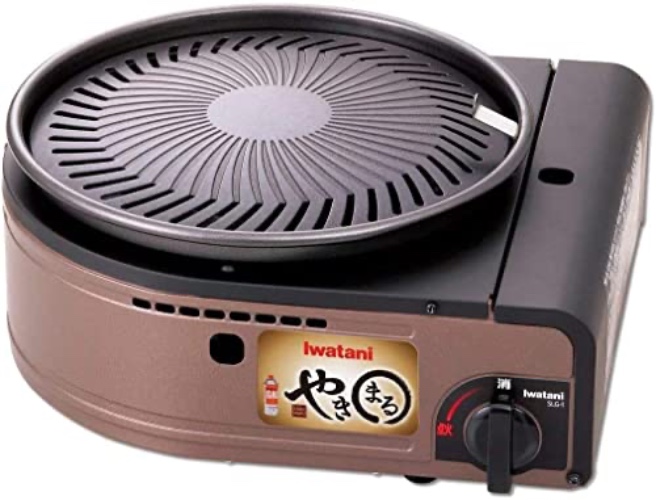 Iwatani Smokeless YAKINUKU, Korean BBQ Grill YAKIMARU CB-SLG-1 W/Spare Grill Plate