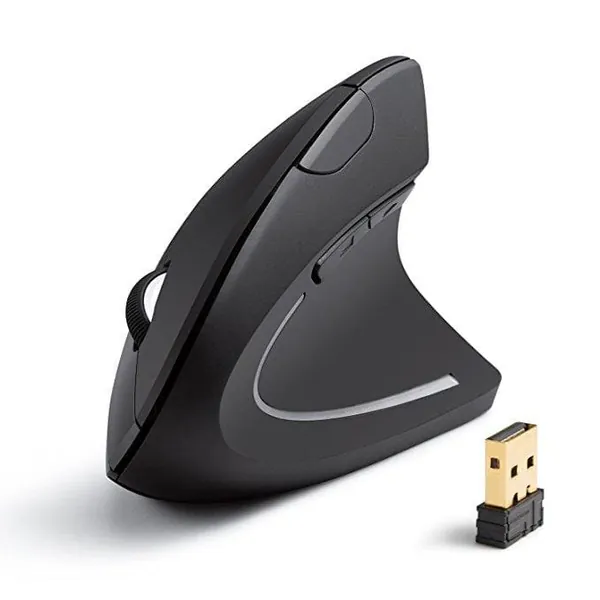 VertErgo™ Ergonomic Vertical Wireless Mouse by BuzzPresents