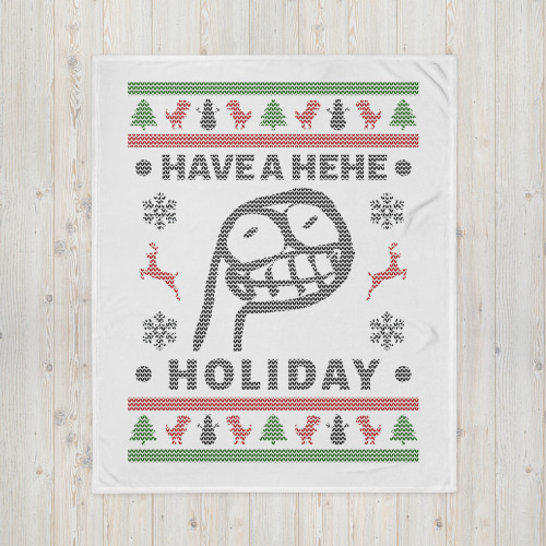 Hehe Holiday Blanket