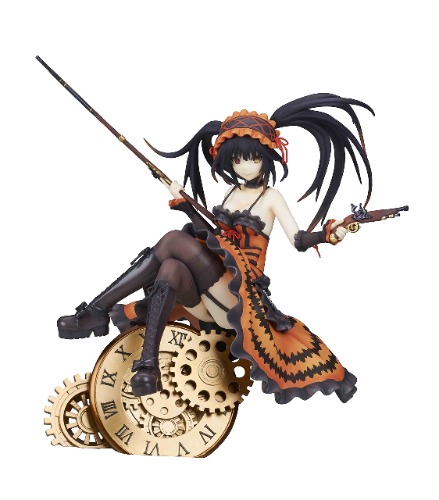 Kaitendoh Date A Live: Kurumi Tokisaki 1:7 Scale Fully Painted PVC Figure, Multicolor, 9 inches - 