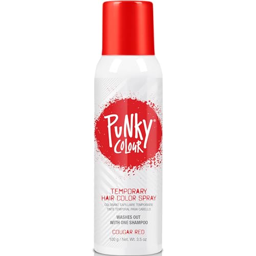 Punky Temporary Hair Color Spray, Lynx Pink, Non-Damaging Hair Dye, Instant Vivid Hair Color, 3.5 oz 2-Pack - 3.50 Ounce (Pack of 2) Tiger Orange