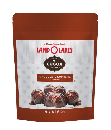 Land O Lakes Cocoa Classics, Chocolate Supreme Mix - 14.8 Ounce (Pack of 1)