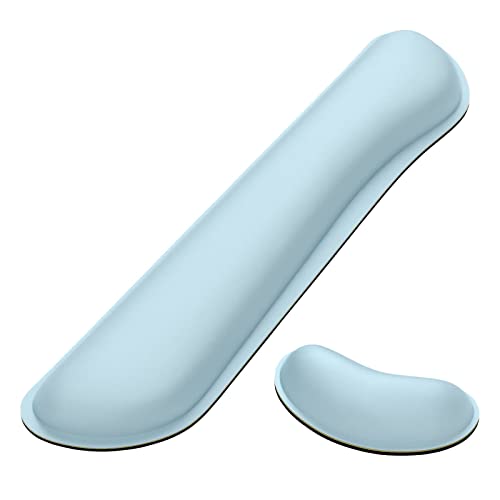 Sky Blue - Keyboard Wrist Rest Set