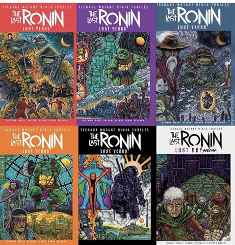 Teenage Mutant Ninja Turtles The Last Ronin Lost Years #1 2 3 4 5 AND Special Covers by Kevin Eastman Set DeePuppy Comic