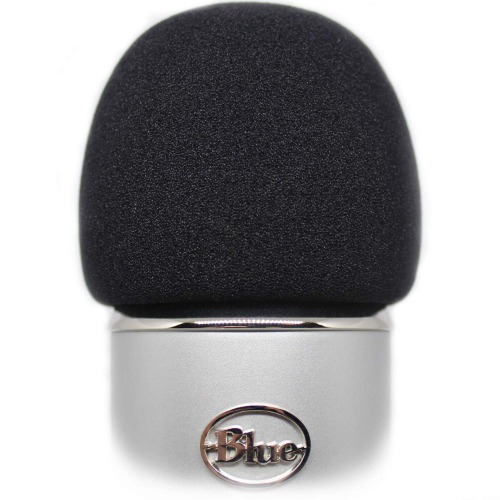 Professional Foam Windscreen for Blue Yeti - Covers Other Large Microphones such as MXL Audio Technica and Many More - Quality Sponge Material Makes This The Perfect Pop Filter for your Mic - Black