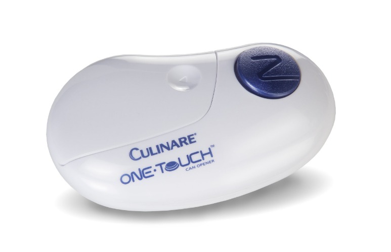 Culinare One Touch Automatic Can Opener, White
