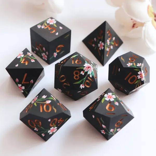 Baroque Blossoms - sakura blossoms dice