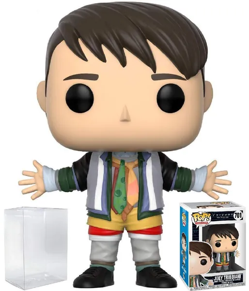 Funko Pop! Television: Friends - Joey Tribbiani in Chandler's Clothes Vinyl Figure (Bundled with Pop Box Protector Case)