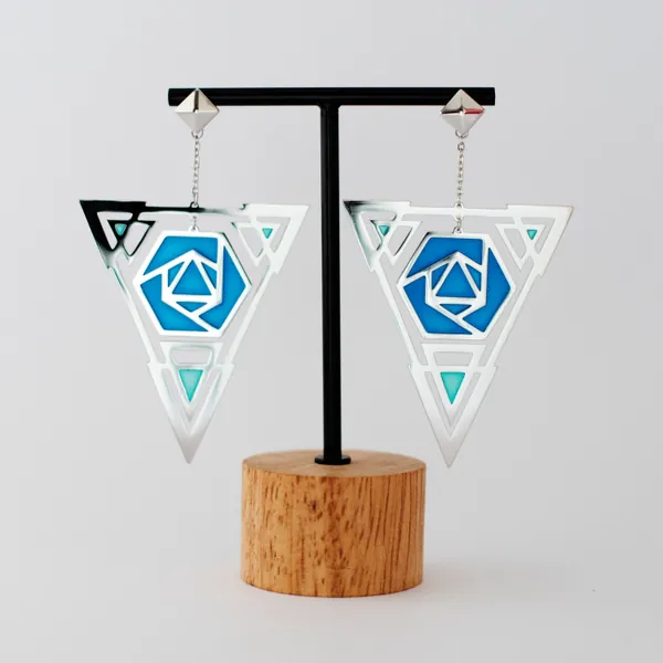 Bayonetta 2 Cosplay Geometric Earrings